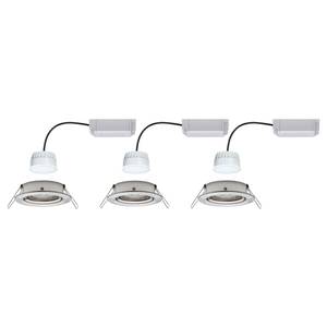 LED-Einbauleuchte Nova Plus V Aluminium / Zink - 3-flammig