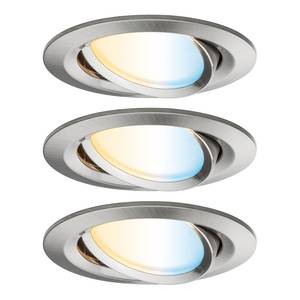 Spot encastrable Nova Plus VI Aluminium / Zinc - 3 ampoules
