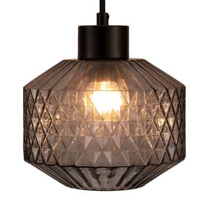 Hanglamp Gleaming Smoke rookglas / metaal - 1 lichtbron