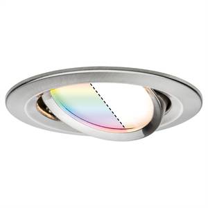 LED-inbouwlamp Nova Plus III aluminium / zink - 1 lichtbron