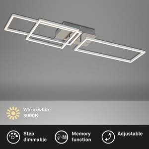 Plafonnier Frame Polycarbonate / Fer - 1 ampoule