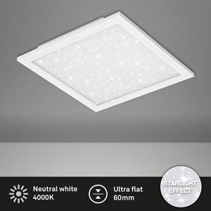 LED-plafondlamp Vesta polycarbonaat/ijzer - 1 lichtbron