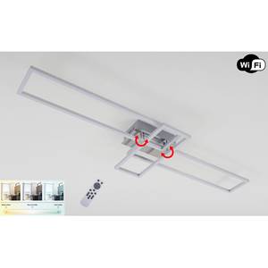 LED-plafondlamp Frame polycarbonaat/ijzer - 1 lichtbron