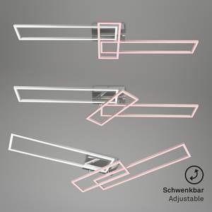 LED-Deckenleuchte  Frame Polycarbonat / Eisen - 1-flammig