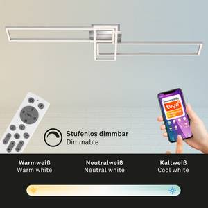 LED-plafondlamp Frame polycarbonaat/ijzer - 1 lichtbron