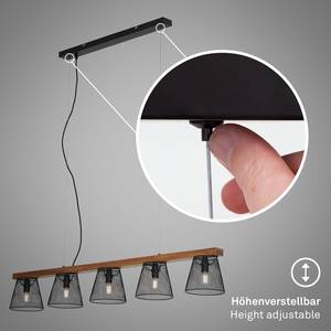 Hanglamp Taunus ijzer - 5 lichtbronnen