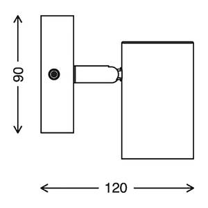 Plafonnier Muritz Fer - 1 ampoule