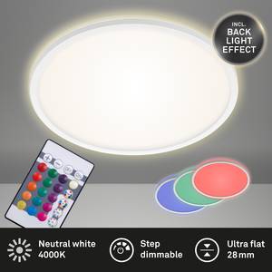 LED-Deckenleuchte  Slim Polyester PVC - 1-flammig