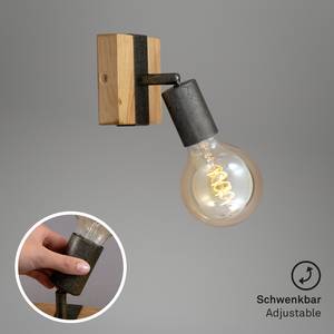 Plafondlamp Wood Basic ijzer - 1 lichtbron