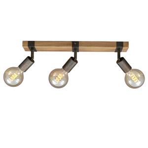 Plafondlamp Wood Basic ijzer - 3 lichtbronnen