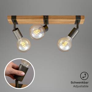 Deckenleuchte  Wood Basic Eisen - 3-flammig