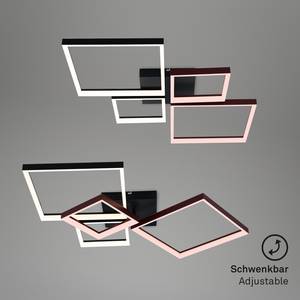 LED-plafondlamp Frame polycarbonaat/ijzer - 1 lichtbron