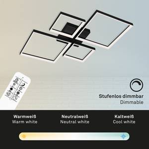 Plafonnier Frame Polycarbonate / Fer - 1 ampoule