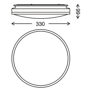 LED-Deckenleuchte  Acorus Polypropylen - 1-flammig