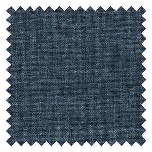 Canapé d’angle Cropwell Tissu - Tissu Ramse: Bleu marine - Méridienne courte à droite (vue de face)