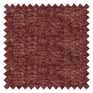 Canapé d’angle Bingham Tissu - Tissu Pras: Rouge - Méridienne courte à gauche (vue de face) - Avec repose-pieds