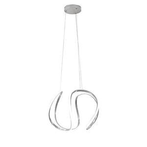 Plafonnier Valeria I Polyester PVC / Métal - 1 ampoule