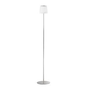 Staande LED-lamp Genk opaalglas/staal - 1 lichtbron