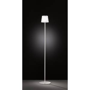 Staande LED-lamp Genk opaalglas/staal - 1 lichtbron