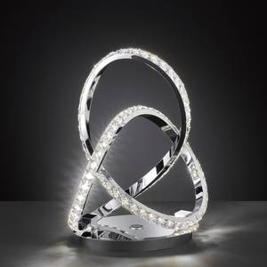 LED-Tischleuchte Abro Klarglas / Stahl - 1-flammig