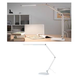 Lampe Siran Plexiglas / Aluminium - 1 ampoule - Blanc