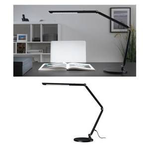 LED-tafellamp Siran acrylglas / aluminium - 1 lichtbron - Zwart