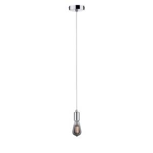 Hanglamp Larus chroom - 1 lichtbron - Zilver