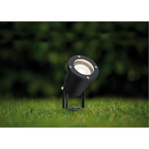 LED-grondspies Vouille aluminium - 1 lichtbron