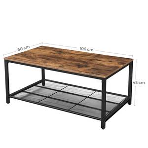 Salontafel Bettyhill II bruin/zwart