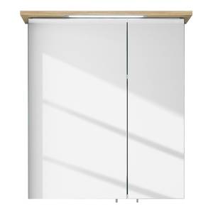 Armoire de toilette Quickset 963 Avec éclairage - Sauge / Imitation chêne Riviera