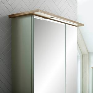 Armoire de toilette Quickset 963 Avec éclairage - Sauge / Imitation chêne Riviera