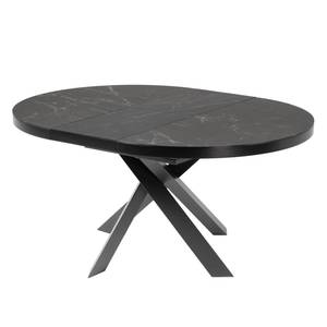 Table extensible Vouzon Imitation marbre noir