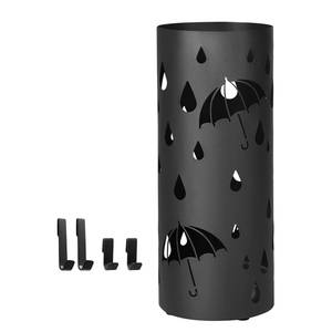 Porte-parapluie Boonville I Métal - Noir