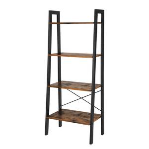 Étagère Leesville Marron / Noir - Hauteur : 138 cm