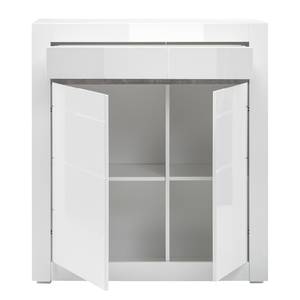 Commode Cape Ann III Blanc brillant / Blanc mat