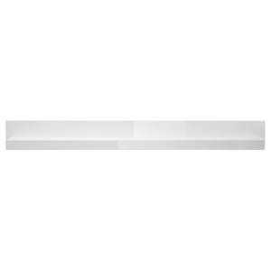 Wandplank Cape Ann hoogglans wit - Breedte: 217 cm