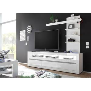 Ensemble meubles TV Cape Ann II (2 él.) Blanc brillant / Blanc mat