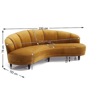 Sofa Dschinn (3-Sitzer) Webstoff