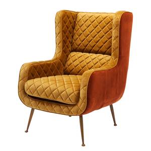 Fauteuil Nona Marron - Textile - 73 x 102 x 85 cm