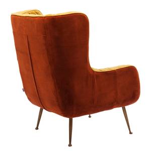 Fauteuil Nona Marron - Textile - 73 x 102 x 85 cm