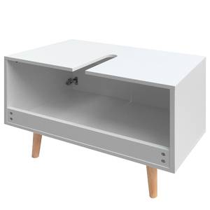 Set di 4 mobili da bagno LINDHOLM B Rovere parzialmente massello - Bianco