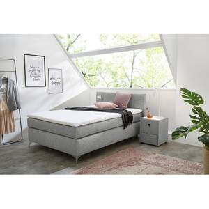 Lit boxspring Dresher Gris lumineux - 140 x 200cm