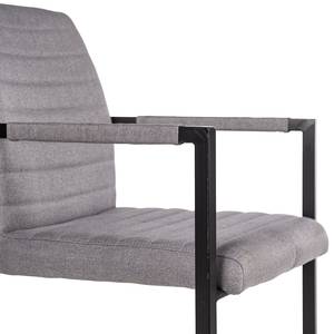 Fauteuil Finga III Tissage à plat / Fer - Gris / Noir