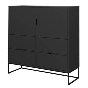 Highboard Lipp Schwarz