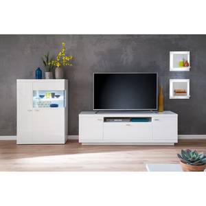 Meubles TV muraux Turville II ( 4 élém.) Blanc brillant / Blanc mat