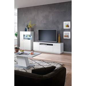 Meubles TV muraux Turville II ( 4 élém.) Blanc brillant / Blanc mat