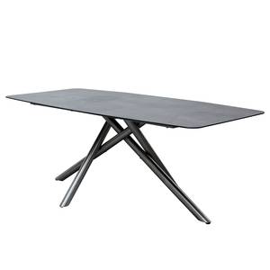 Table de jardin Alano Acier inoxydable / Matière plastique - Gris