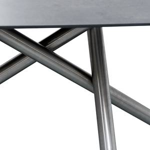 Table de jardin Alano Acier inoxydable / Matière plastique - Gris