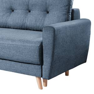 3-Sitzer Sofa SOLA Webstoff Luba: Taubengrau - Mit Schlaffunktion