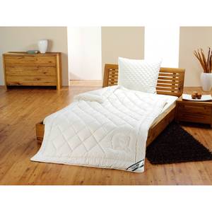 Couette double en coton kbA Coton - Blanc - 155 x 220 cm